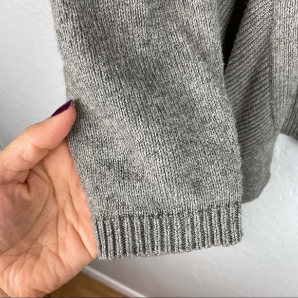 Anthropologie Moth Plaid Flannel Back Cashmere Blend Pullover Sweater Sz X-Small - Picture 3 of 12